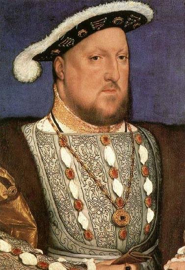HOLBEIN, Hans the Younger Portrait of Henry VIII Sweden oil painting art